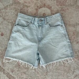 Madewell Light Wash Jean Shorts